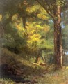 Deux Chevre Uils Dans la Foret paisaje Gustave Courbet